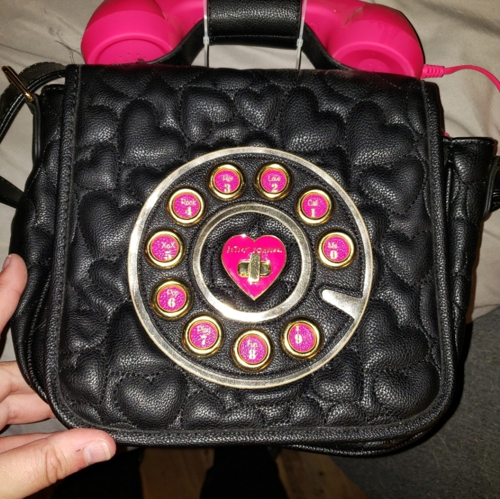 Brand New Betsy Johnson Telephone Novelty Purse